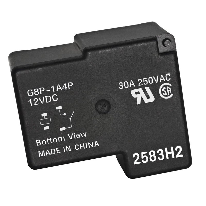 Casalytics G8P-1A4P Fully-Sealed PCB Relay 12VDC 30A - 4Pins 30A 250VAC Relay for PC Board or Panel-Mounted Applications, Solve F01 Code Problem of Dryer - Image 5